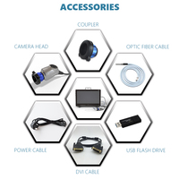 Ensemble d'endoscopie laparoscopique, cystoscopique et arthroscopique IKEDA 9122 4 en 1, caméra endoscopique portable Full HD 1080P pour la chirurgie et le diagnostic