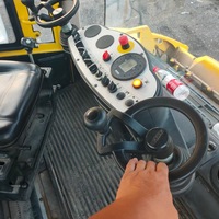 Rouleau compresseur vibrant BOMAG BW203AD-4 à double tambour compacteur utilisé et bon marché de 10 à 15 tonnes avec composants du noyau du moteur du moteur