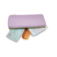 Étui de voyage en silicone pour brosses, trousse de toilette, sacs de maquillage, porte-monnaie durable avec poignée, vente en gros