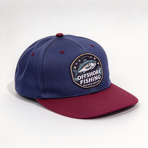 Gorra Snapback de 6 Paneles con Visera Plana de Perfil Alto, Unisex, para Pesca en Alta Mar, con Parche Tejido, para Deportes al Aire Libre, con Logotipo Personalizado, Venta al Por Mayor - Product Image 5