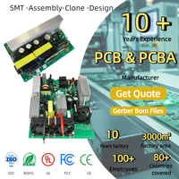 Invertisseur hybride haute puissance PCBA pour système d'énergie solaire, conception de circuit imprimé personnalisée, fabrication et assemblage de PCBA, certifié FCC/CE