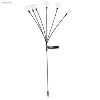 Lampe solaire LED étanche IP65 DC 6V en plastique avec prise de terre pour feux d'artifice, aménagement paysager, jardin, extérieur, guirlande lumineuse, décoration de cour