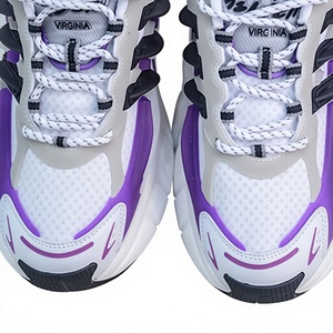 Tendance : Chaussures de sport jetables Pharrell Williams Focus Ad, style espadrille, pour hommes et femmes, baskets mode à rayures, pour la course - Product Image 1