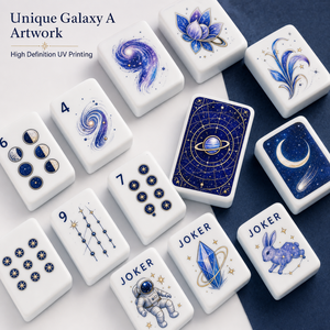 Novedosas fichas de Mahjong de acrílico de 3 capas, estilo lujo inspirado en cloisonné, ideales para regalos festivos y venta al por menor. - Product Image 1