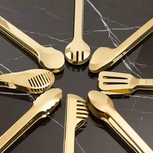 <span class=keywords><strong>Pince</strong></span> à barbecue antiadhésive en acier inoxydable, <span class=keywords><strong>pince</strong></span> à pâtisserie intelligente, accessoires de <span class=keywords><strong>cuisine</strong></span> pour <span class=keywords><strong>viande</strong></span>, or/argent - Product Image 3