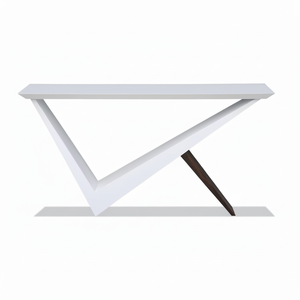 Mesa de consola de Diseño Popular Mesa de consola decorativa de color blanco de alta calidad Precio asequible - Product Image 1
