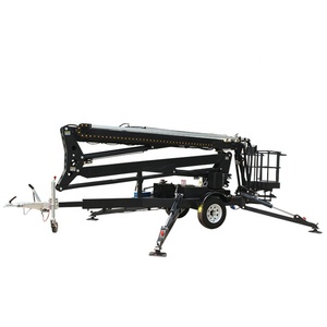 Plataforma de Trabajo Aérea de <span class=keywords><strong>Precio</strong></span> <span class=keywords><strong>Mayorista</strong></span> de Fábrica China, Elevador de Brazo Articulado Móvil Compacto y Remolcable de 10~24 m para Recolección de Cerezas - Product Image 4