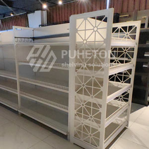 رفوف الجندول ذات الوجهين للخدمة الخفيفة لسوبر ماركت معدات رفوف معدنية للعرض - Product Image 3