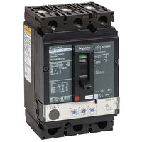 Disjoncteur NHDL36150U31X 150A 3P, sous tension 750V AC, capacité de coupure 25 kA, montage sur rail DIN, série PowerPact.