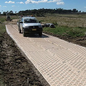 <span class=keywords><strong>HDPE</strong></span> uhmwpe mặt đất bảo vệ thảm 120 tấn theo dõi mat - Product Image 1