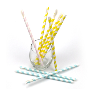 Gorlando de papel de Kraft de paja cuchara batido pajas de beber de paja de papel - Product Image 6
