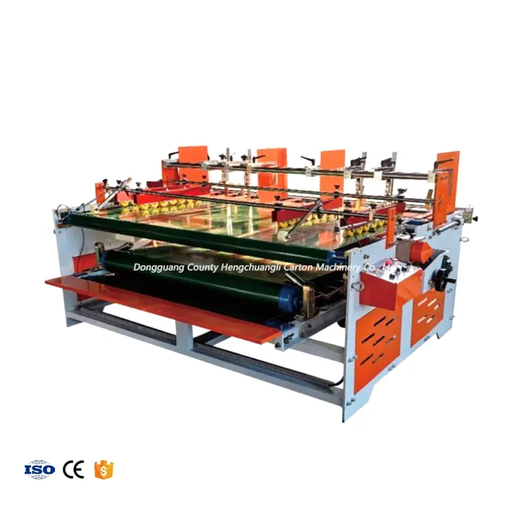 Semi Automatic Folder Gluer Machine Semi Automatic Folder Gluer For Corrugated Box Carton Box Folder Gluer Machine