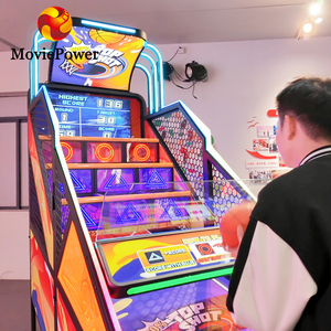 Máquina de Juego Arcade de Tiro Tic-Tac-Toe para Dos Jugadores Operada <span class=keywords><strong>con</strong></span> Monedas, Máquina de Juego Arcade de Baloncesto <span class=keywords><strong>con</strong></span> Aro - Product Image 3