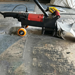 Machine à décapage de revêtements de sol électrique avec roues et poignée pour l'élimination des anciens revêtements de sol et la préparation à la nivellement automatique - Product Image 4