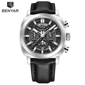 Reloj de Pulsera de Cuarzo para Hombre BENYAR de Primera Marca, Movimiento Citizen, Acero Inoxidable, Resistente al Agua - Product Image 4