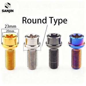 สลักเกลียวล้อหัวแบนโลหะผสม<span class=keywords><strong>ไท</strong></span>เทเนียมสำหรับดัดแปลงรถยนต์ น้ำหนักเบา ผ่านกระบวนการอโนไดซ์ คลาส 10 <span class=keywords><strong>M12</strong></span>/M14X28 P1.25/P1.5มม. - Product Image 5