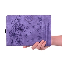 Étui de protection pour tablette Tecno Megapad Pro 12 pouces en cuir PU avec fentes pour cartes, support et rabat