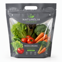 Sac Doypack Personnalisé Écologique Recyclable avec Fermeture Éclair pour Emballage de Luxe de Poulet Rôti de Marque Premium