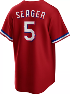 Camisetas de Béisbol Americano Bordadas Teamcheap para Hombre, 53 Adolis García, 5 Corey Seager, 2 Marcus Semien, 48 Jacob DeGrom - Product Image 5