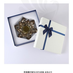 Darzilla Crystal Candle Holder Lotus Shape Heat Resistant Glass Home Decoration For Bedroom Living Room Ornament - Product Image 4