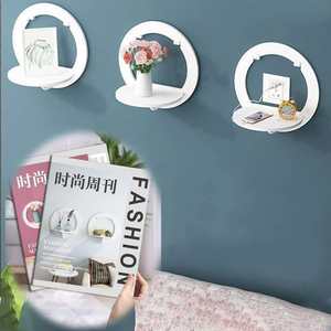 Étagère <span class=keywords><strong>murale</strong></span> pour téléviseur, étagère de rangement <span class=keywords><strong>d</strong></span>écorative pour la maison, pour la chambre à coucher, le chevet, pour contenir des pots de fleurs et des articles de garde-robe - Product Image 2