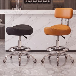 Fauteuil de barbier robuste en cuir rembourré, chaise de coiffure hydraulique réglable en hauteur, rotation à 360 degrés, mobilier de salon - Product Image 2