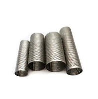 Filtre cylindrique perforé en acier inoxydable 304 316 316L 10 microns avec composants de base pour pompe, moteur et boîte de vitesses en métal