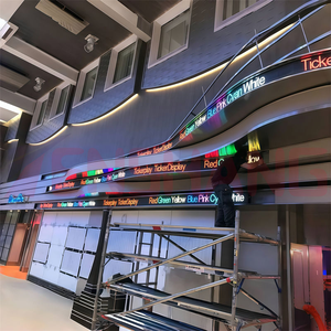 Tira <span class=keywords><strong>de</strong></span> pantalla LED a todo color personalizada RGX, barras <span class=keywords><strong>de</strong></span> supermercado, tienda minorista, publicidad, fábrica, venta al por mayor, OEM/ODM, bienvenida - Product Image 6