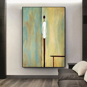 Mintura Grande Peinture Murale Abstraite Faite à la Main, Texture Moderne, Décoration Intérieure, Portrait Figuratif, Peinture Acrylique sur <span class=keywords><strong>Toile</strong></span> - Product Image 3