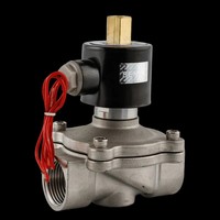 Válvula Solenoide de Aire y Agua de Alta Calidad 110V 220V 24V, Válvula Solenoide Normalmente Abierta, Válvula Solenoide de Acción Directa