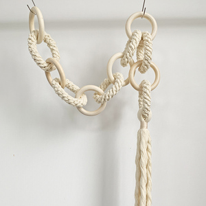 Terre brune inspirée Posemia corde de coton tissée à la main Art déco naturel <span class=keywords><strong>tenture</strong></span> <span class=keywords><strong>murale</strong></span> pour Diwali mariage anniversaire anniversaire - Product Image 5
