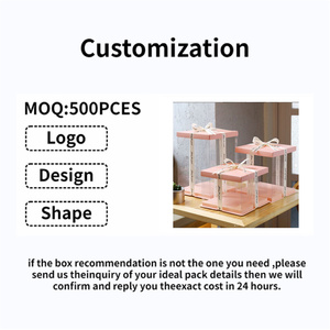 Nueva Tendencia en Cajas de Embalaje para Pasteles y Postres, Caja Transparente de PET para Postres Pequeños, Tipo Rollo <span class=keywords><strong>Suizo</strong></span>, con Asa - Compre Personalización de Cajas Transparentes para Postres - Product Image 5
