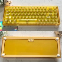Teclado Transparente para PC con Montaje Gasket al 65%, PCB Intercambiable en Caliente, Placa de Policarbonato, Color/Logotipo Personalizado, Proveedor OEM