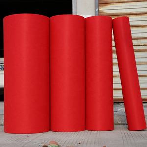 <strong>Cheap</strong> Price Full Roll Red Carpet for Wedding <strong>Stair</strong> <strong>Runner</strong> Entrance Indoor Outdoor Event Expo Exhibition Plain Non-woven Carpet - Product Image 2