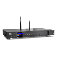 Portable Internet Radio DAB Hi-Fi Stereo FM Tuner with Clock Built-In Speaker Rechargeable Battery and Remote Control
