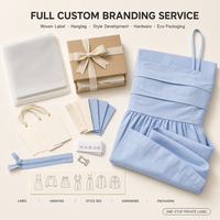 Robe midi en coton personnalisée pour femme, à bretelles spaghetti, col carré, corsage froncé et taille froncée, vente en gros, fabricant OEM ODM