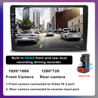 9 ''4 + 64G Android 2 Din autoradio stéréo tableau de bord GPS Auto avec sans fil CarPlay FM RDS AI DSP BT EQ caméra à écran tactile
