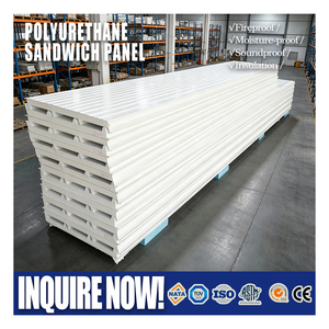 Panneau sandwich PU de 120 mm pour chambres froides à température moyenne - Product Image 1