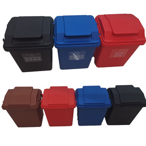Modular Trash Can 30L Plastic Outdoor Indoor <b>Rectangle</b> Waste <b>Bin</b> Square Bucket 38x30x45cm - Product Image 4