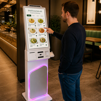 Kiosque de paiement interactif en libre-service de 27 à 32 pouces, kiosque à écran tactile automatique, machine de commande automatique pour restaurant