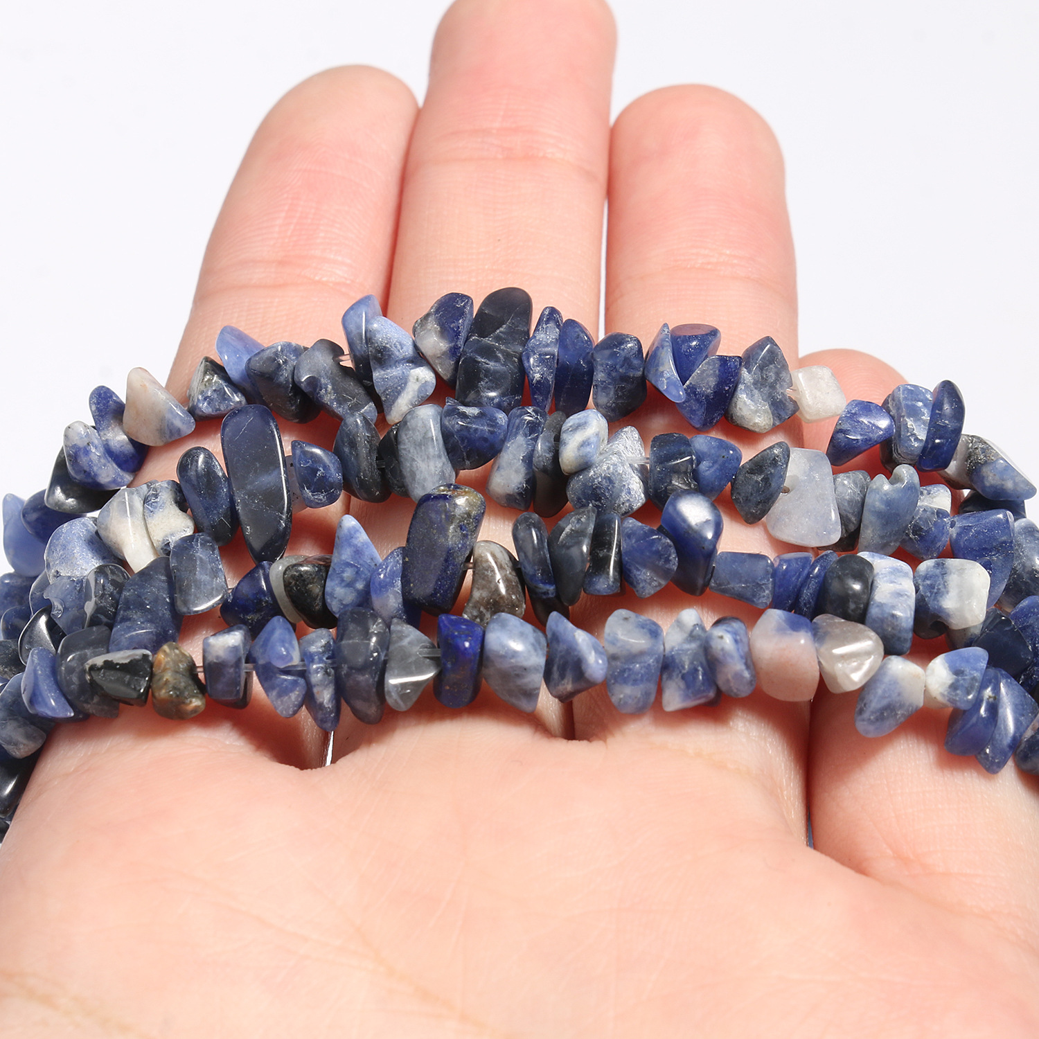 moss agate chip beads