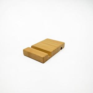 Soporte para Teléfono de Bambú 13x8x2cm, Soporte de Escritorio Portátil Multifuncional para Teléfono Móvil - Product Image 2