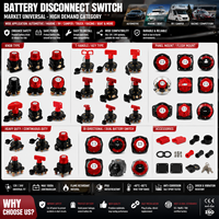 Interrupteur de déconnexion de batterie 2 pôles en ABS et métal, robuste, avec logo couleur personnalisé, 48V WG9100760100, pour camion Volvo JK451 et voiture