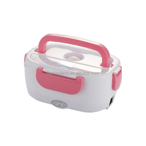 2021 new style electric lunch box electric bento boxs food heater Pink green blue stainless steel lunch box
