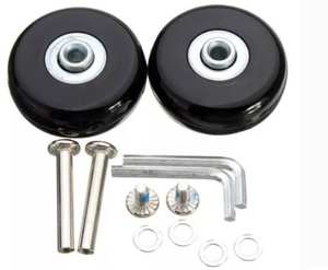 Reparación de rodillos de polea de avión piezas de rueda silenciosa Ruote Per Valigie Roue De Valise 50mm X 18mm ruedas de equipaje - Product Image 5