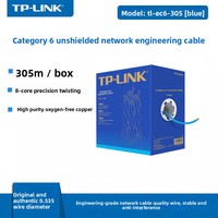 Câble réseau TP-LINK TL-EC5e-100A/305A Catégorie 5e non blindé en cuivre sans oxygène à paires torsadées 100m / 305m