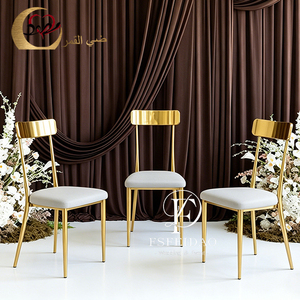 Luxury Stainless Steel Throne Wedding <b>Chairs</b> for Banquet Hall Restaurant For Events - Product Image 3