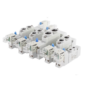 Válvula Solenoide Xingyu de 2 Posiciones, 3 Posiciones, 5 Vías, 1/4 Pulgada, Válvula de Control de Aire de Operación Eléctrica - Product Image 1
