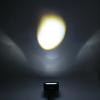 Projecteur LED de travail tout-terrain pour camion et remorque, double lentille, auxiliaire de conduite