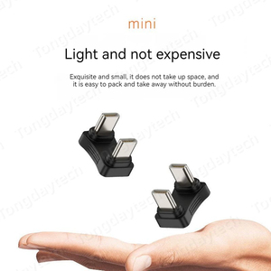 Adaptador <span class=keywords><strong>USB</strong></span> tipo <span class=keywords><strong>C</strong></span> de 65W, transferencia de datos OTG, conector <span class=keywords><strong>USB</strong></span> <span class=keywords><strong>C</strong></span> macho a macho, Adaptador de carga para accesorios de teléfono móvil, tableta - Product Image 5
